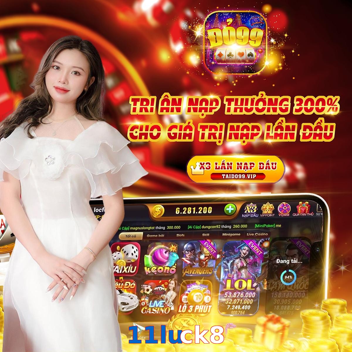 11luck8